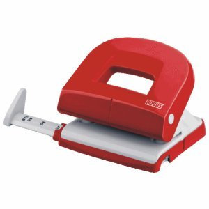 Novus Locher E216 Metall/Kunststoff 1,6 mm 16 Blatt (Blister) rot