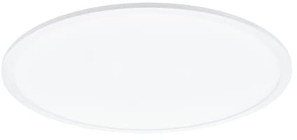 EGLO LED Deckenleuchte Sarsina, dimmbare Aufbauleuchte aus Aluminium und Kunststoff, Deckenlampe in weiß, Deckenbeleuchtung neutralweiß, Küchenlampe Ø 60 cm