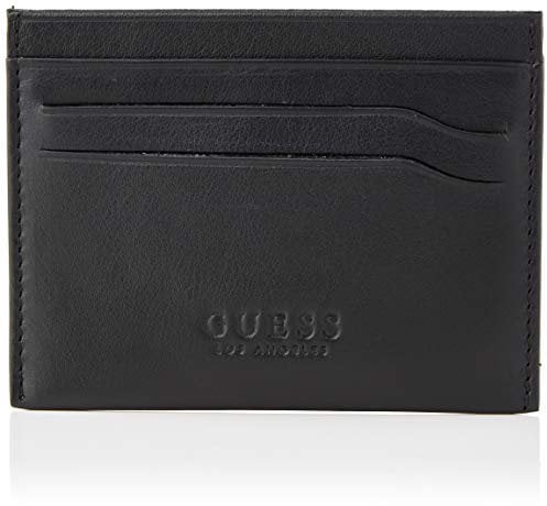 Guess Herren Gabriel Card CASE Reisezubehör-Kartenhalter im Umschlagformat, schwarz