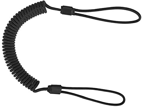EdcX Paracord Tactical Lanyard, Spiral-Kabel, elastischer Schlüssel-Anhänger aus Paracord
