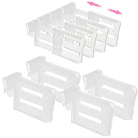 WideSmart 24 Pcs Refrigerator Dividers, Kitchen Refrigerator Dividers Freezer Dividers Refrigerator Door Organizer Fridge Side Door Spice Storage Board Refrigerator Partition Food Organizer Divider