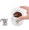 watchget Moka Pot - Embudo dosificador para cafetera expreso de 54 mm, herramienta de distribución italiana para cafetera Moka Express 3 tazas, transparente