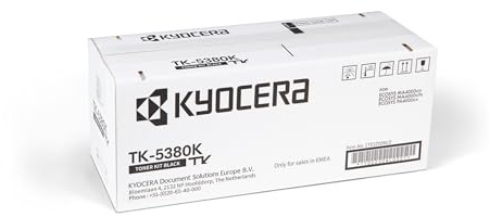 Kyocera TK-5380K Original Toner Drucker Schwarz 1T02Z00NL0, 13.000 Seiten | Drucker Toner kompatibel für PA4000cx, MA4000cix und MA4000cifx. Tonerkartusche