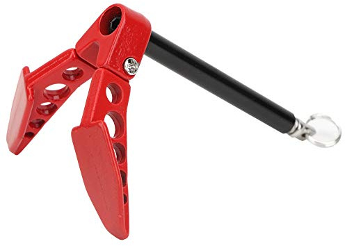 Tbest 1/10 RC Trailer Crawler Accessories Winch Anchor F, 1/10 RC Crawler Car Metal Fold Up Anchor Winch Earth Ground Tool Apto para Axial Scx10 D90 Cc01