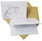 2 x Karte zum Geburtstag mit Happy Birthday auf der Vorderseite und einem kraftbraunen Umschlag aus Recyclingpapier (2 x Happy Birthday)