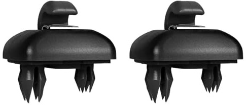 Sun Visor Clips, Auto Sun Visor Clip Sun Visor Clip, Car Sun Visor Holder, Hook Bracket Hanger Replacement for Audi A1 A3 A4 A5 Q3 Q5(8E0 857 562) A7 B6 B7 B8 S4 S5 Reference Parts (black)
