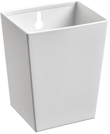 Jumiok Bottle Cap Catcher Wall-Mounted, White Screw on Beer Bottle Top Catcher with Drained