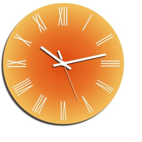 SPORTARC Zeitgenössische nordische Sonnenuntergangs-Wanduhr, geräuschlos, Acrylmaterial (A)