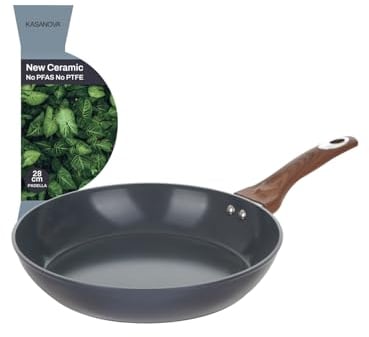 KASANOVA Padella in ceramica ottanio New Ceramic (28 cm)