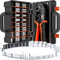 SOMELINE® Kit de conectores de herramientas de crimpado, 30 tipos, crimpadora de 32-20 AWG, JST-PH 2.0mm/XH 2.5mm/Du Pont 2.54mm, kit de conectores, alicates de crimpado para JST, Du Pont, KF2510,