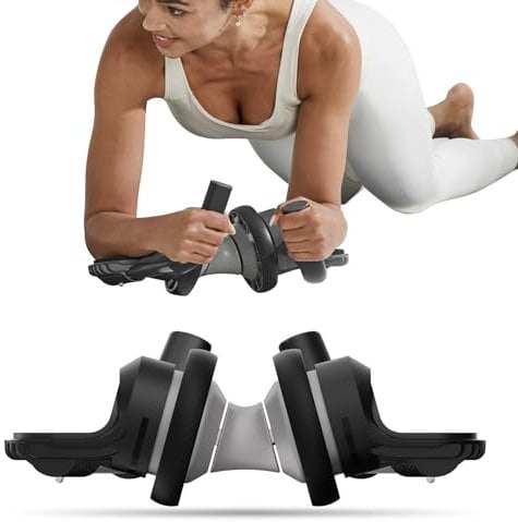 Bauchrolle Seitwärts-Flex, Bauchmuskeltrainer Ab Wheel Innovatives gebogenes Design für seitliches und Core-Muskeltraining – Perfekt für Bauchmuskeln, schräge Bauchmuskeln und Ganzkörperkraft