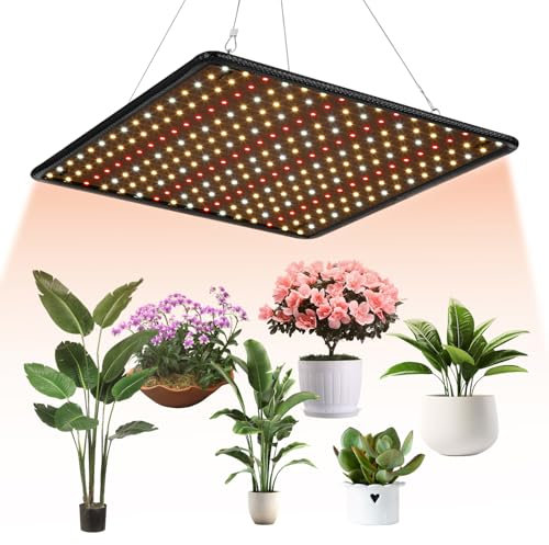 Lampe de croissance LED à spectre complet avec UV IR pour plantes d'intérieur et serre, légumes et fleurs, 60 x 60 cm