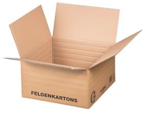 packster 4x Felgenkarton 457 x 457 x 262 mm Braun
