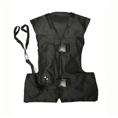 Chaleco Airbag for Niños Chaquetas De Equitación Chaleco Ajustable for Motociclistas Y Equitación(S)