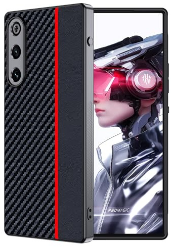 FDHYFGDY Hülle für RedMagic 10 Air Schutzhülle Case – Wasserdicht und Stoßfest – Handyhülle aus Carbonfaser kompatible RedMagic 10 AirCase