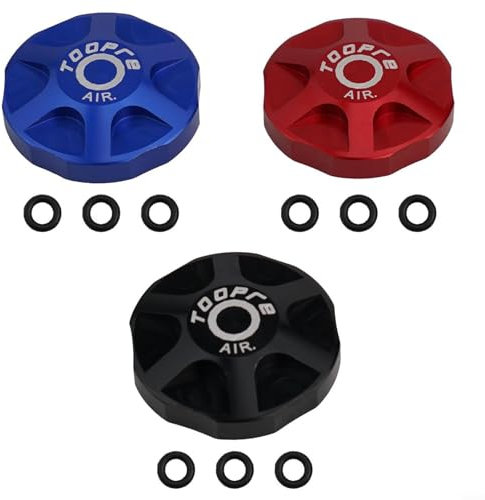 Reliable Protection Pack of 3 Aluminum Alloy Bike Front Fork Covers Designed to Keep Out Dirt and Grime