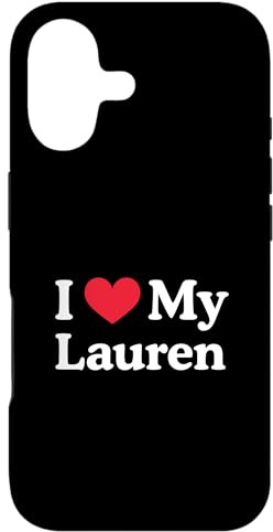 Hülle für iPhone 17 Ich Liebe Mein Lauren-Herz Lauren Love Lauren