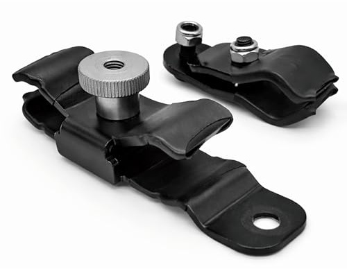 FR SÉCURITÉ FR405 Soporte Candado Moto FR50 | Fijación Chasis Mini U Ø18mm, Transporte Integrado Antirrobo, Instalación Rápida Tubos 18-30mm y Estribera | Estable sin Vibraciones
