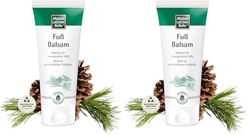 Allgäuer Latschenkiefer Fuß Balsam, 200 ml Creme (Packung mit 2)