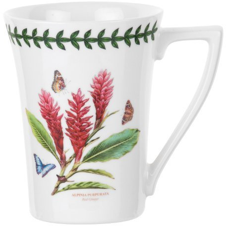 Portmeirion Exotic Botanic Garden Mandarin Mug with Red Ginger Motif by Portmeirion