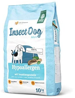Green Petfood InsectDog Hypoallergen Adult – Getreidefreies Trockenfutter für ausgewachsene, empfindliche Hunde – Mit Insektenprotein