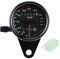 cuentakilómetros moto homologado + Akozon Medidor de velocidad universal para moto, medidor de velocidad, doble pantalla digital KM/H (negro)