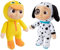 CoComelon JJ Duckie & Puppy Plüsch-Spielzeug, 20,3 cm, ab 18 Monaten, 2 Stück