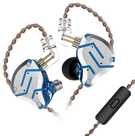 KZ ZS10 Pro 4BA + 1DD In-Ear Headphones HiFi Clear Bass Musician Earphones Headphones Noise Cancelling Monitor Headphones with Removable Cable