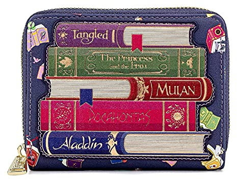 Loungefly Disney Princess Books Zip Around Wallet