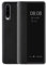 iophi P30 Hülle,Luxus PU Leder Handyhülle, Smart View Flip Cover Schutzhülle [Intelligente Wake up-/Sleep](P30,Schwarz)