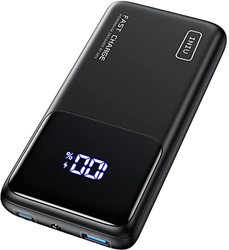 INIU Power Bank, 45W Portable Charger 15000mAh, 3A Battery Pack USB C Input & Output PD3.0 QC4.0 LED Display, Compatible with iPad Pro Mini iPhone 15 14 13 12 11 Pro Max Samsung Tablet Huawei etc