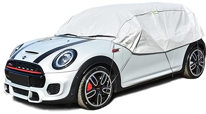 Z4L Autoabdeckung Halbgarage für Winter Sommer Herbst Scheibenabdeckung ML geeignet für Dacia Sandero Bj. ab 2008 ab 2012 ab 2021