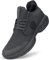 Giniros Sneaker Damen Schuhe Sportschuhe Laufschuhe Turnschuhe Damen rutschfeste Leichte Fitness Jogging Walkingschuhe Atmungsaktiv Straßenlauf Schlüpfen Schuhe Freizeitschuhe Damen Dunkelgrau 37 EU