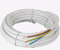 Electrical Wire 3 Core Flexible 0.75MM 3183Y White PVC Mains Electrical Cable Copper Twin and Earth Cable (20 Meters)