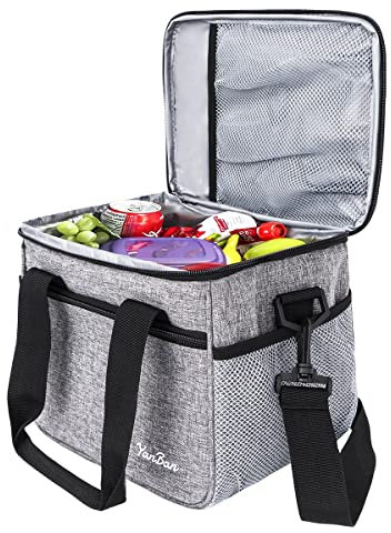 Benfosh 10L Borsa Termica Porta Pranzo Borsa della Spesa,Per picnic in famiglia, barbecue, campeggio, frutta,pranzi d'ufficio ecc
