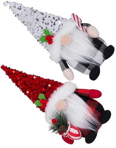 ABOOFAN 2stücke Weihnachtswichtel Dekoration Cartoon Wichtel Für Festliche Heim Und Schaufensterdekoration Für Weihnachten Und Festliche Anlässe