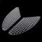 QIUMING 2 piezas Adhesivo protección goma depósito moto Adhesivo para tapa de depósito de combustible Protector Universal de La Almohadilla del Tanque de La Motociclet para Motocicleta (Transparencia)