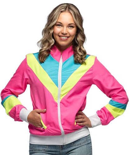 Boland - Veste d'entraînement pour femmes, déguisement pour une fête à thème, Halloween ou le carnaval, déguisement des années 90