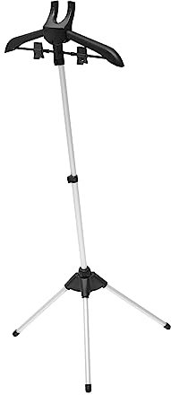 Amosfun Percha para Máquina De Planchar Ropa Vapor Soporte Plegable y Ajustable Expositor De Camisas Perchero para para Uso Casa Taller