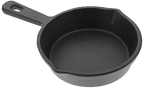 Amosfun Poêle À Crêpes Antiadhésive En Fonte - Mini Poêle Carrée Pour Omelettes Et Crêpes Compatible Avec Les Cuisinières À Induction Et À Gaz Facile À Nettoyer - Idéale Pour Des Enfants