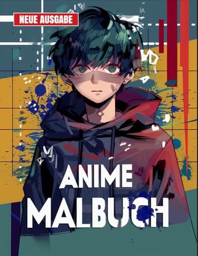Anime Malbuch: [Neue Ausgabe] Anime-Jungen-Malbuch für Kinder | 50+ Seiten für Jungen und Teenager im Alter von 6-12 Jahren.