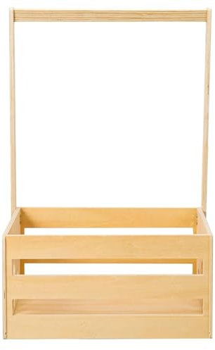 Fenteer Babypartykiste, Schrank, Geschenkkorb, Aufbewahrungsbox, tragbarer Babykorb mit Griff, Baby-Willkommensbox für Kleidung, Spielzeug, Outfits