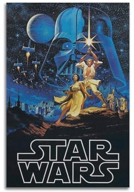 LIUIN - Star Wars Poster - Poster - 30 x 45 cm - Stil 13 ohne Rahmen für Wohnzimmer, Büro, Küche, Bad, Gästezimmer oder Geschenk