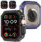Diruite 2 Piezas Funda para Apple Watch Ultra/Ultra 2 49mm Case, Anti-Raspado Suaves TPU Hueco Carcasa para iWatch 49mm Protector[Sin Pantalla]