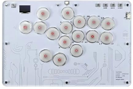GAOSHA Fight Stick Joystick für PC 16 Key Game Controller Joystick Stick mit Funktion