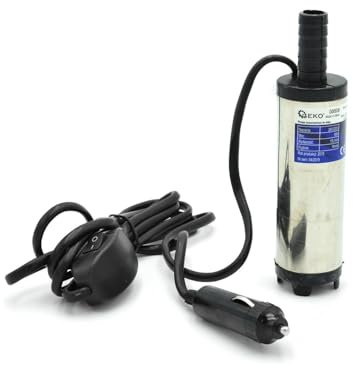 BSD Öl-Tauchpumpe 24V/230V - Hochleistungs-Ölpumpe mit 38mm Durchmesser, 15 L/min Förderleistung, ideal für nicht brennbare Flüssigkeiten.