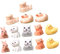 Kisangel 14Pièces Figurines Miniatures Animaux Résine pour Décoration de Jardin Maison Gâteaux Sculptures Animalières Colorées et Détaillées