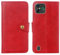 Tnviud Premium Business Flip Leather Case For Doro Aurora A30 Protective Shell Protection Phone Cover Skin Wallet Bumper (Red)