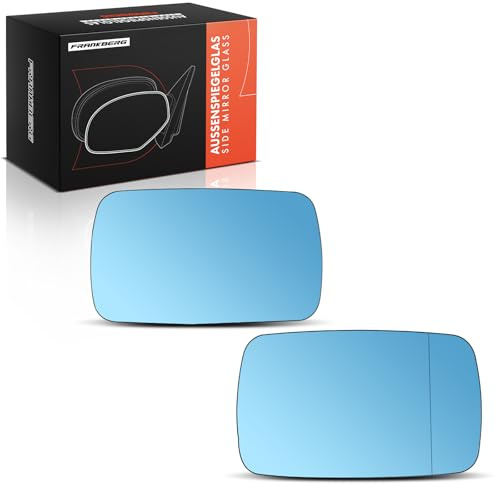 Frankberg 2x Spiegelglas Außenspiegel Aussenspiegelglas 51168119719 | Links, Rechts, Manuell; Kompatibel mit 3er Compact E36, 3er Touring E36, 3er E36, 3er Cabriolet E36, 3er Coupe E36