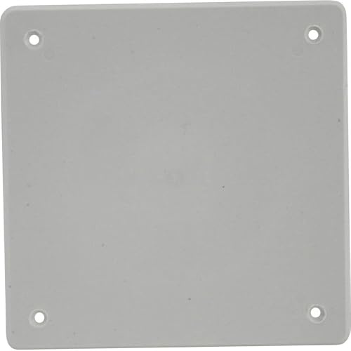 Unitec Deckel für Unterputz-Abzweigkasten 100x100 mm weiß, flammwidrig